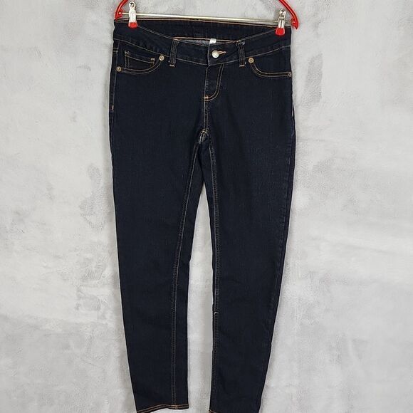 Bobbie Brooks Denim - Bobbie Brooks Dark Wash Skinny Jeans Women's Size 6 Stretch Denim Mid Rise